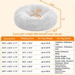 Dwanton Orthopedic Medium Donut Dog Bed, Gel Memory Foam, Washable, 36" - Image 7