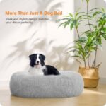 Dwanton Orthopedic Medium Donut Dog Bed, Gel Memory Foam, Washable, 36" - Image 9