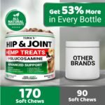 Hemp Hip and Joint Supplement for Dogs - 170 Chews - Glucosamine for Dogs - Image 5
