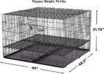 MidWest Homes for Pets Puppy Playpen Crate - 248-05 Grid & Pan Included - Image 3
