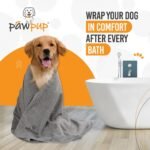 Dog Towels for Drying Dogs Super Absorbent Microfiber Pet Grooming Towel for Dogs, Cats and Other Pets (40 x 24 Inches, Brown and Grey) - Image 6