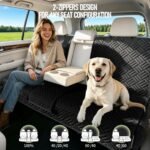 Dog Car Seat Cover for Back Seat, Waterproof 600D Oxford Protector - Image 3