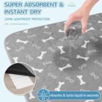 Washable Pee Pads for Dogs, 2 Pack Reusable Puppy Pads, 18"x24" - Image 4