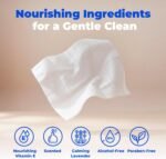 Best Pet Supplies Cleaning Dog Wipes - Calming Lavender, 100 Count - Image 4