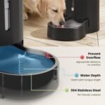 CZPET Dog Water Dispenser, Widen Mouth Gravity Refilling (9.5L, Black) - Image 5