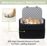 Waterproof Dog Booster Car Seat for Small Medium Dogs up to 26 lbs - Image 4