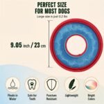 3 Pcs Flying Discs, Interactive Flyer Toys, Feedable Lightweight Catch and Fetch Toys for Small Medium Large Dogs, Floats in Water & Safe on Teeth, 9.05 Inch - Image 4