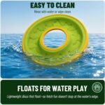 3 Pcs Flying Discs, Interactive Flyer Toys, Feedable Lightweight Catch and Fetch Toys for Small Medium Large Dogs, Floats in Water & Safe on Teeth, 9.05 Inch - Image 6