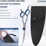 Curved Dog Grooming Scissors 6.69 inches Round Tips Pet Grooming Shears for Dog Cat on Face Paw Hair Trimming Right Left Handed - Image 5