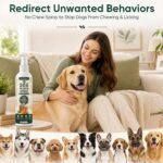 KUROMA ‌Citrus Dog Deterrent Spray, Bitter Dog No Chew Spray for Dogs & Puppies, Non-Staining Dog Repellent Spray for Furniture & Carpet, Stops Chewing, Biting, Urine Marking & Licking, 200ml‌ - Image 5