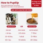 Electrolytes for Dogs with Protein – Hydration & Mobility Support with Collagen – Made with Real Beef Bone Broth – Dog Food Topper for Picky Eaters – 14 Sticks - Image 8