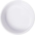 Bone Dry Paw Print Ceramic Pet Bowl, Lattice Collection, Medium Set, 6x2", Gray, 2 Count - Image 5