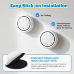 Dog Bells for Door to Train Dogs to Go Outside Wireless Touch Dog Door Bell - Image 6
