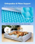 Cooling Dog Bed Orthopedic for Large Dogs ＆ Instant Chill ＆Egg Crate Foam - Image 4