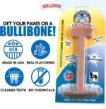 Bullibone Nylon Dog Chew Toy for Aggressive Chewers - Dental Hygiene Bone with Peanut Butter Flavor, Durable Tough Chew Toys for Small Dogs, Indestructible Dog Bone - Single - Image 4