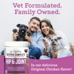 Dr. Joseph's VetPro Complete Dog Hip & Joint Wellness Supplement – High-Strength Glucosamine, MSM, Omega & Chondroitin Chews and Breeds – Vet Formulated Chicken Dog Treat - 120 Count - Image 4