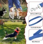 Hillban 36 Pcs Bulk Dog Leashes 5 ft Nylon Small Medium Dogs, 12 Colors - Image 5