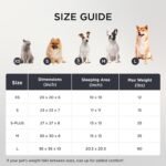 Bedsure Donut Large Dog Bed 23x23x7 inches with Waterproof Dog Blankets for Medium Dogs 25"x35", Cream - Image 6