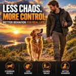 PAWPRO Dog Shock Collar with Remote, US Edition Training Collar, 4-Mile Range, Night Light, Beep, Vibration & 1-99 Shock, Waterproof & Rechargeable, Fits All Dogs, 30-Day Training Guide (2 Collars) - Image 3