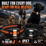 PAWPRO Dog Shock Collar with Remote, US Edition Training Collar, 4-Mile Range, Night Light, Beep, Vibration & 1-99 Shock, Waterproof & Rechargeable, Fits All Dogs, 30-Day Training Guide (2 Collars) - Image 7