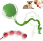 Interactive Cat Toys Balls, 2026 New Dog Toy Interactive Rolling Dog Ball, Motion Activated Cat Balls with 360° Smart Automatic Rolling Moving for Bored Kitten Pet Cats Dogs (Green)