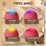 Interactive Cat Toys Balls, 2026 New Dog Toy Interactive Rolling Dog Ball, Motion Activated Cat Balls with 360° Smart Automatic Rolling Moving for Bored Kitten Pet Cats Dogs (Green) - Image 3