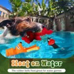 Wettarn 9 Pcs Latex Squeaky Dog Toys, 7" Soft Rubber Dog Chew Toy, Classic - Image 5