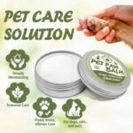 Dog Paw Balm, Paw Moisturizer for Dogs, Contains Coconut Oil, Nourishing and Moisturizing, Suitable for Dry, Cracked Paws and Noses, 60g - Image 3