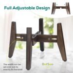2Pack - Dog Bowl Stand for Water/Food - Adjust with Lock - Dog Water Fountain Holder, Elevates Pet Food and Water Feeder Bowls (Bowl not Included) (2 Pack - (Height 10.4in Width 8-11.5 in) - Image 4