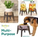 2Pack - Dog Bowl Stand for Water/Food - Adjust with Lock - Dog Water Fountain Holder, Elevates Pet Food and Water Feeder Bowls (Bowl not Included) (2 Pack - (Height 10.4in Width 8-11.5 in) - Image 5