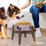 2Pack - Dog Bowl Stand for Water/Food - Adjust with Lock - Dog Water Fountain Holder, Elevates Pet Food and Water Feeder Bowls (Bowl not Included) (2 Pack - (Height 10.4in Width 8-11.5 in) - Image 7