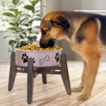 2Pack - Dog Bowl Stand for Water/Food - Adjust with Lock - Dog Water Fountain Holder, Elevates Pet Food and Water Feeder Bowls (Bowl not Included) (2 Pack - (Height 10.4in Width 8-11.5 in) - Image 8