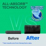 HONEY CARE All-Absorb Puppy Training Pads | Doggie Potty Pads Absorb Eliminating Urine Odor, Ultra Charcoal Dog Pee Pad (Carbon, L 22x23 inch, 100ct) - Image 6