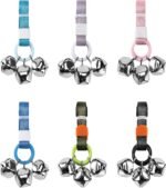 SVD.PET Dog Door Bell with Hanging Ring, Dog Bells to Go Outside for Potty Training, Can Attach to Door Knob or Anywhere Near The Door, Height Adjustable, Loud Jingle Bells for Puppies (Navy Blue) - Image 7