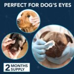 NOVEHA 100PCs Dog Eye Wipes - Tear Stain Remover for Dogs - Formulated with Chamomile and Aloe to Remove Eye Debris, Tear Stains & Eye Discharge - Plant Based, Safe, and Large 5"x5" Unscented Wipes - Image 5