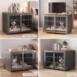 Heavy Duty 42 Inch Indestructible Furniture Dog Crate for High Anxiety Dogs - Image 7
