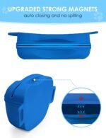 heouvo 1.67 Cup Dog Treat Pouch with Training Clicker (Blue) - Image 4