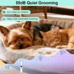 TBTeek Dog Grooming Clippers Kit Cordless Dog Trimmer for Small Dog Pet - Image 3