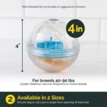Pet Zone IQ Treat Ball, Interactive Dog Dispenser Toy, 4 Inch Slow Feeder - Image 7