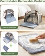 Homespon 34.5L Soft-Sided Cat Dog Carrier, Airline Approved Pet Bag - Image 3