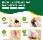 200PCS Long Cotton Swabs in Storage Box,6 Inch Long Cotton Swab with Bamboo Handle for Dogs and Cats - Lint Free,Gentle and Soft Cotton,Ear Swabs Specially Designed for Dogs Ear Cleaning - Image 4