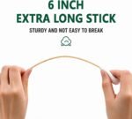 200PCS Long Cotton Swabs in Storage Box,6 Inch Long Cotton Swab with Bamboo Handle for Dogs and Cats - Lint Free,Gentle and Soft Cotton,Ear Swabs Specially Designed for Dogs Ear Cleaning - Image 6
