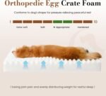 Medium Dog Bed Orthopedic Foam with Waterproof Lining - Image 3