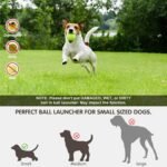 MEKAPLE Automatic Dog Ball Launcher, Dog Ball Thrower with 15 Mini Tennis Balls Sizing 2 Inch and Mesh Bag, Interactive Dogs Toys Tennis Balls Launcher for Small Dogs with 3 Distance Settings - Image 7