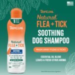 TropiClean Soothing Flea and Tick Shampoo Treatment for Dogs, 20oz - Image 3
