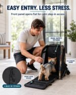 Dog Backpack Carrier with Ergonomic Support, Padded Straps and Ventilation, Hiking Pet Backpack with Safety Tethers, Reflective Trim and Waist Support, Up to 18lbs（Camouflage） - Image 3