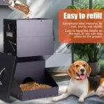 Outdoor Automatic Dog Feeder Large Breed 25 lbs Gravity Dog Feeder - Image 3