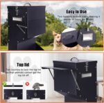 Outdoor Automatic Dog Feeder Large Breed 25 lbs Gravity Dog Feeder - Image 6