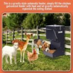 Outdoor Automatic Dog Feeder Large Breed 25 lbs Gravity Dog Feeder - Image 7