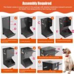 Outdoor Automatic Dog Feeder Large Breed 25 lbs Gravity Dog Feeder - Image 8